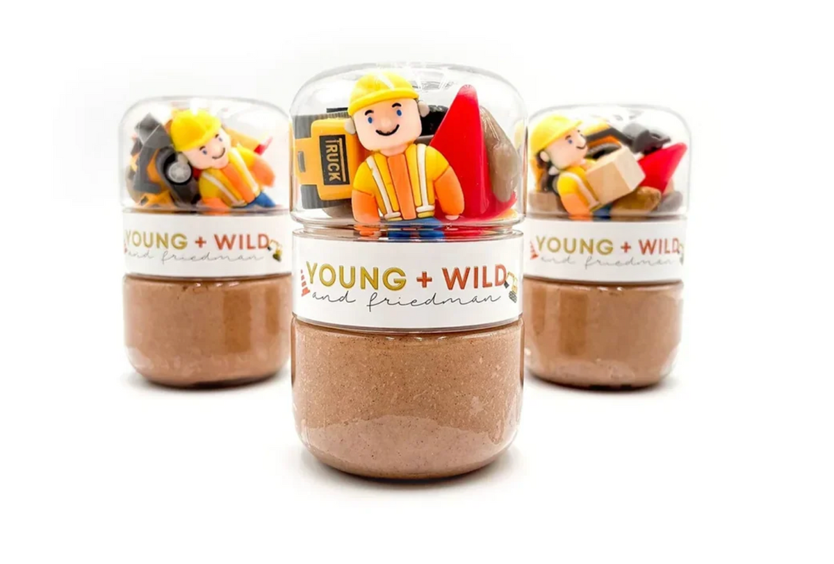 Grab & Go Sensory Dough Jar | Construction