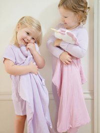 Uptown Baby | Unicorn Lovey Blanket + Paci Clip Holder