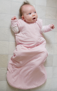 Uptown Baby | Pink Mini-Stripe Sleep Sack
