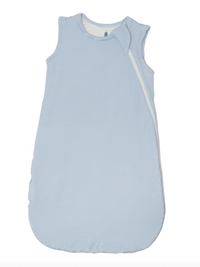 Uptown Baby | Dusty Blue Mini-Stripe Sleep Sack