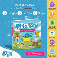 Ditty Bird | Action Songs - Motor Skills Baby Sound Book