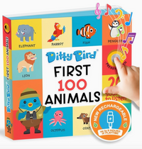 Ditty Bird |  First 100 Animals Baby Sound Book