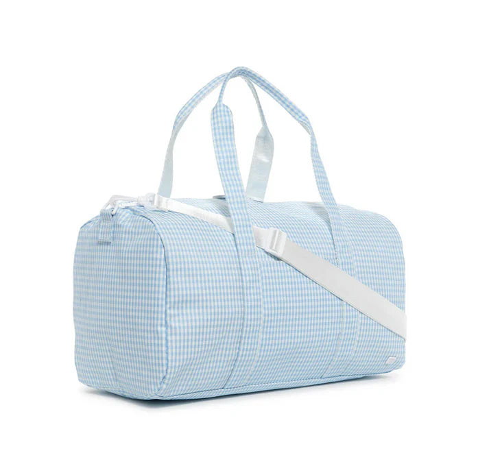 TRVL Design | Weekender Duffel | Gingham Mist