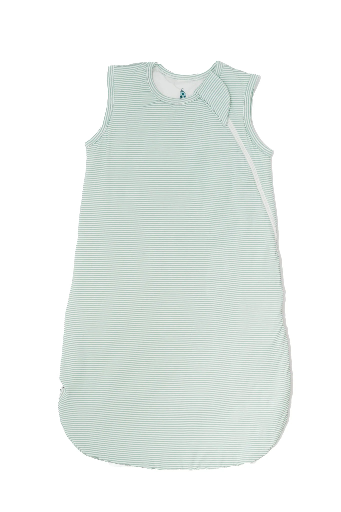 The Uptown Baby Sleep Sack Mini Stripe in Pistachio