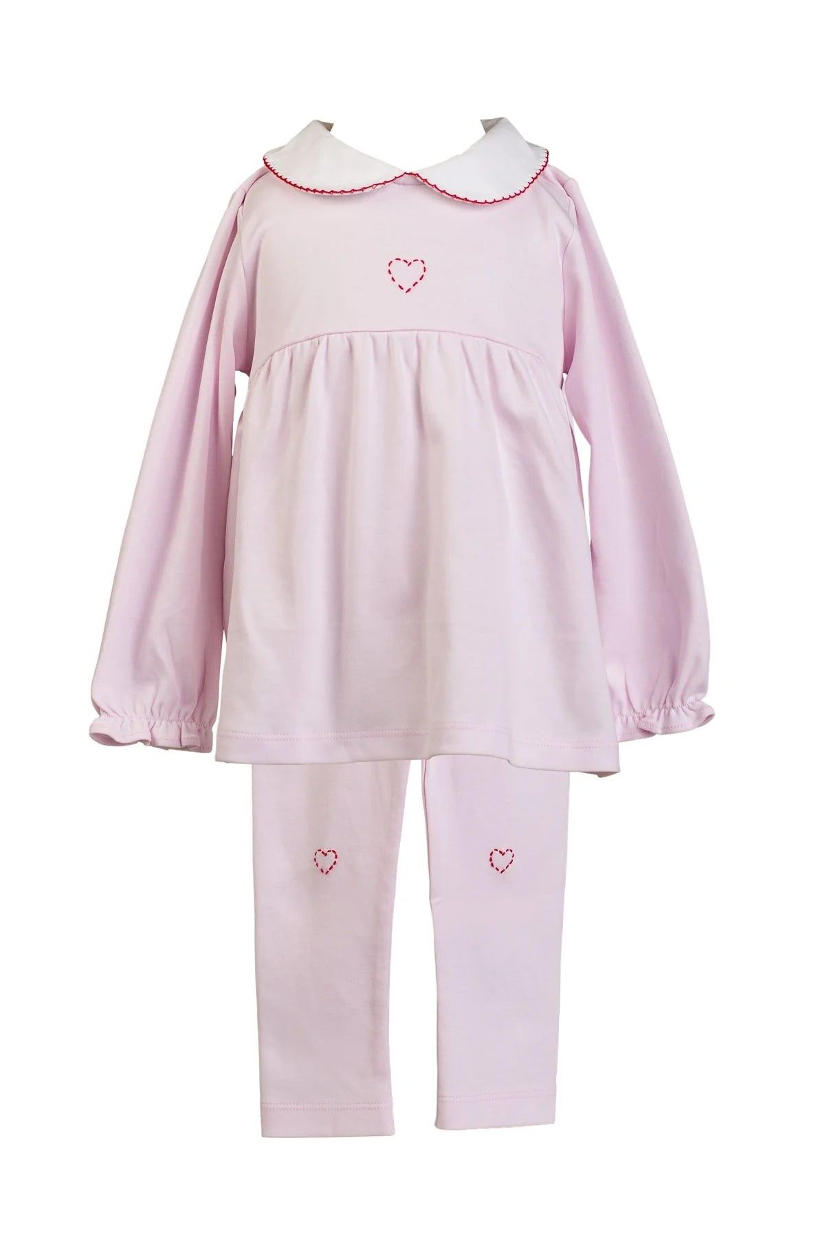The Proper Peony | Heart Girls Tunic Set