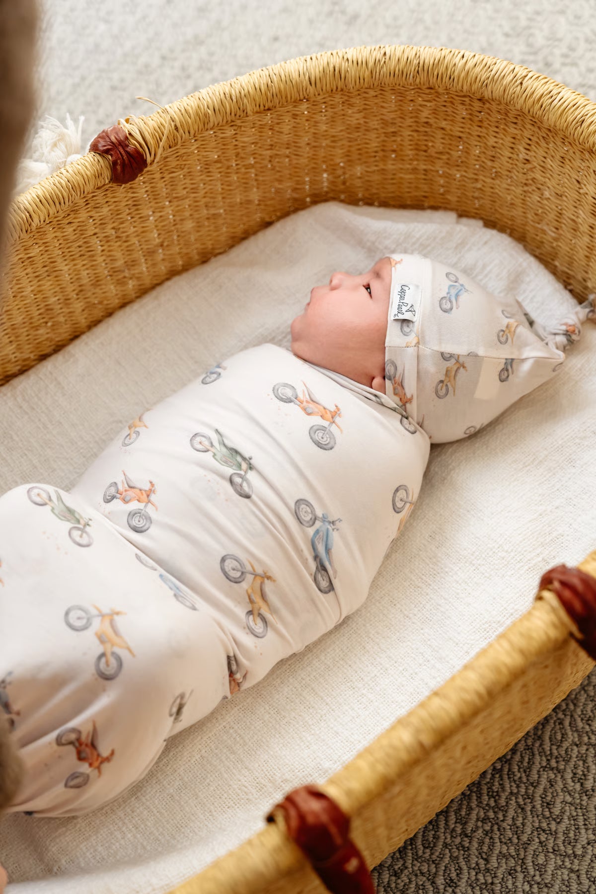 Copper Pearl | Swaddle Blanket- Ryder