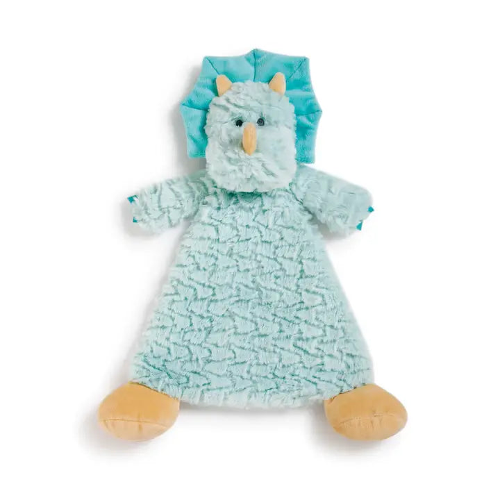 DEMDACO Rattle Blankie in Dinosaur
