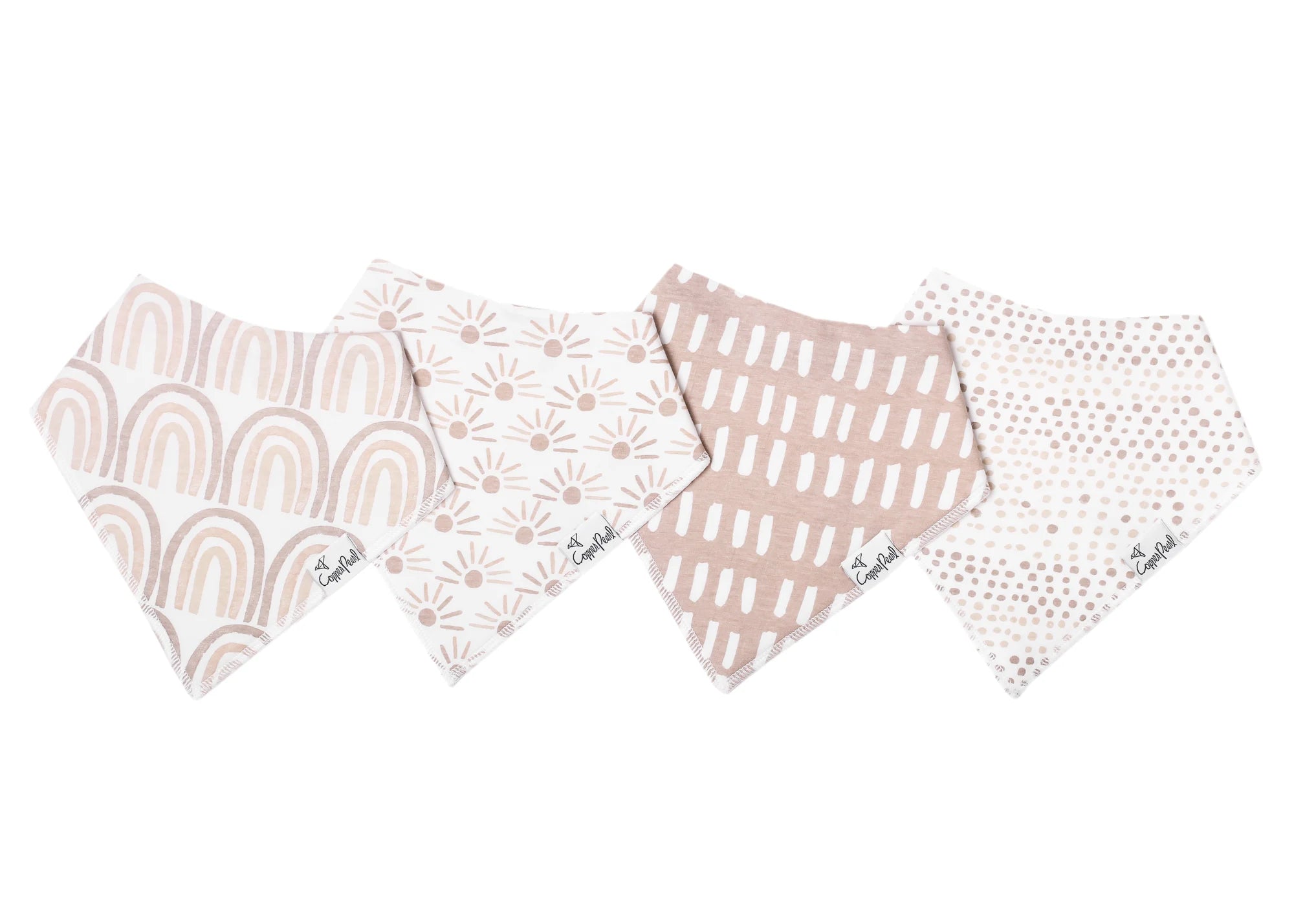 Copper Pearl | Bandana Bib Set- Bliss