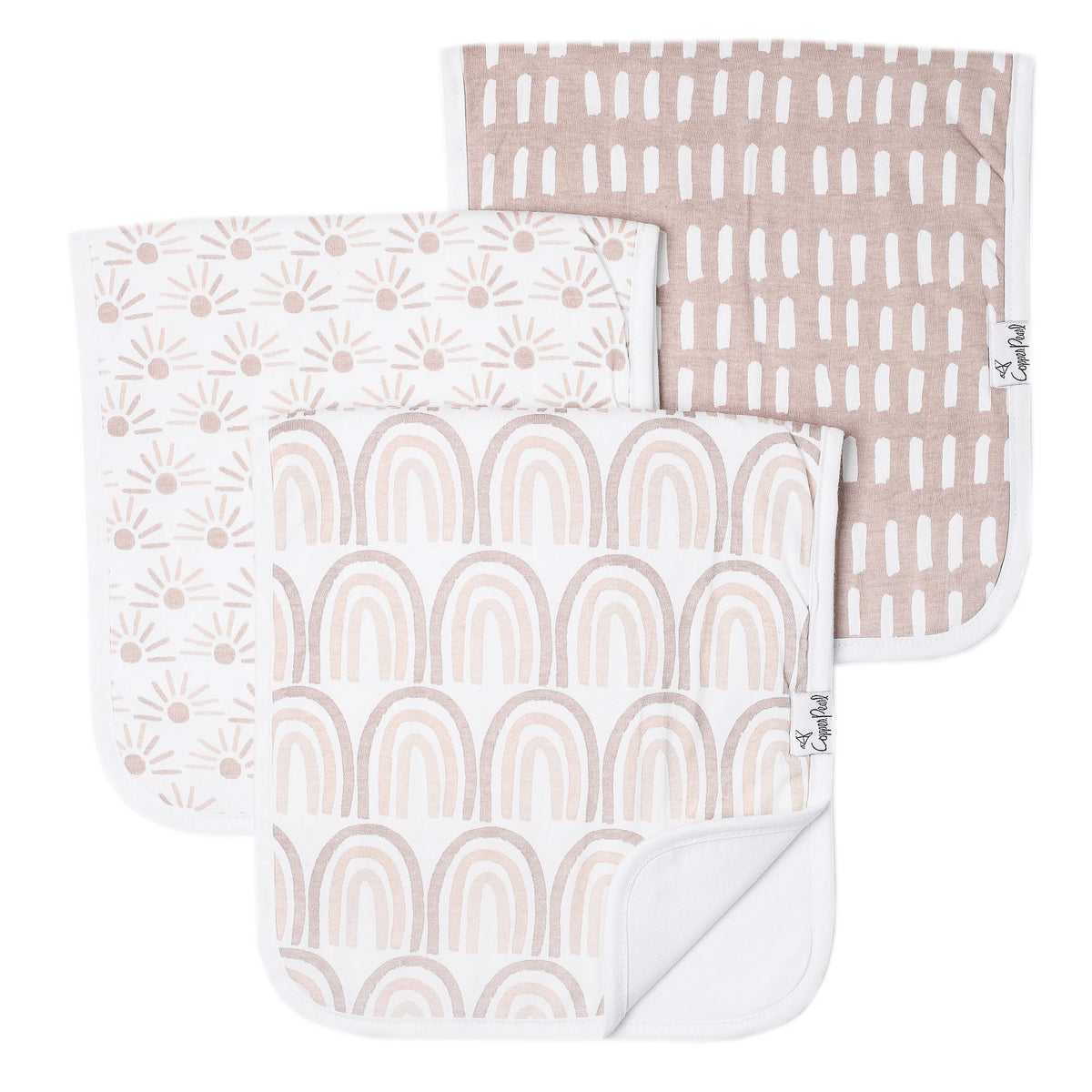 Copper Pearl | Premium Burp Cloths- Bliss