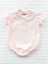 Ruth and Ralph | Baby Sister Embroidered Bubble