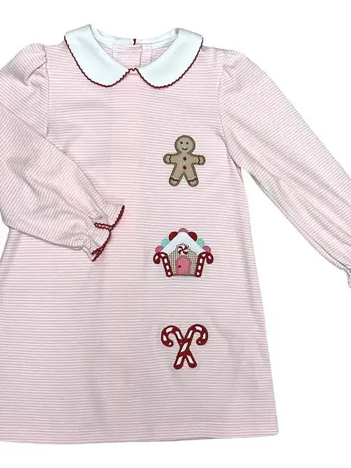 Marco & Lizzy Gingerbread A Line Girls Dress