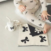 Stephan Baby Plush Pacifier Blankie - Bow