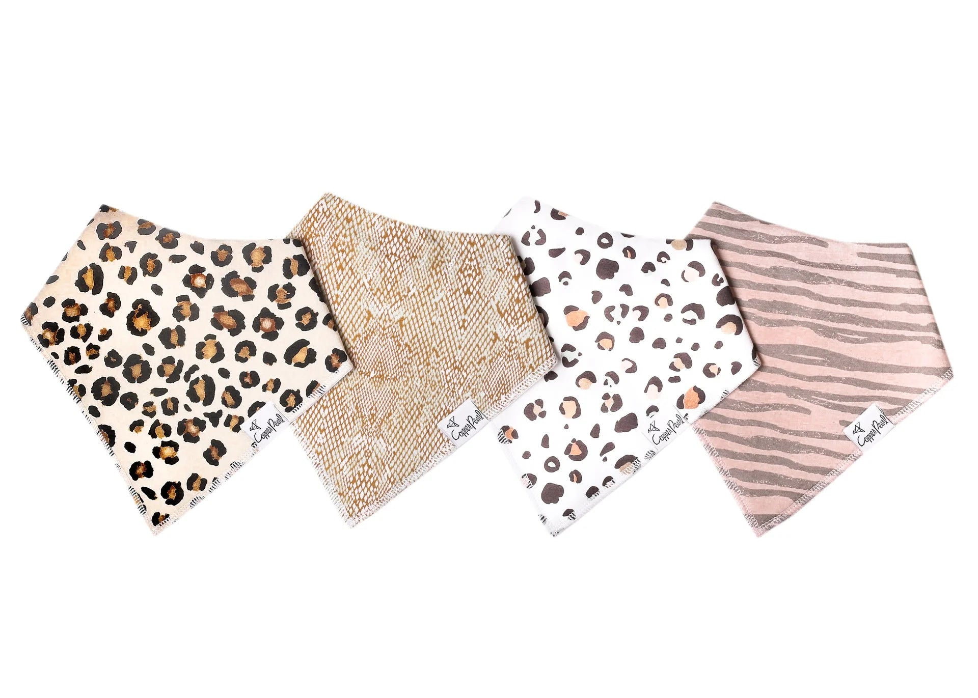 Copper Pearl  | Burp Cloth Set- Zara