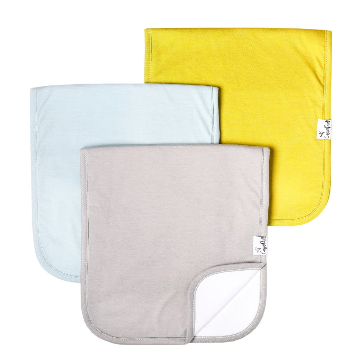 Copper Pearl | Premium Burp Cloths - Stone