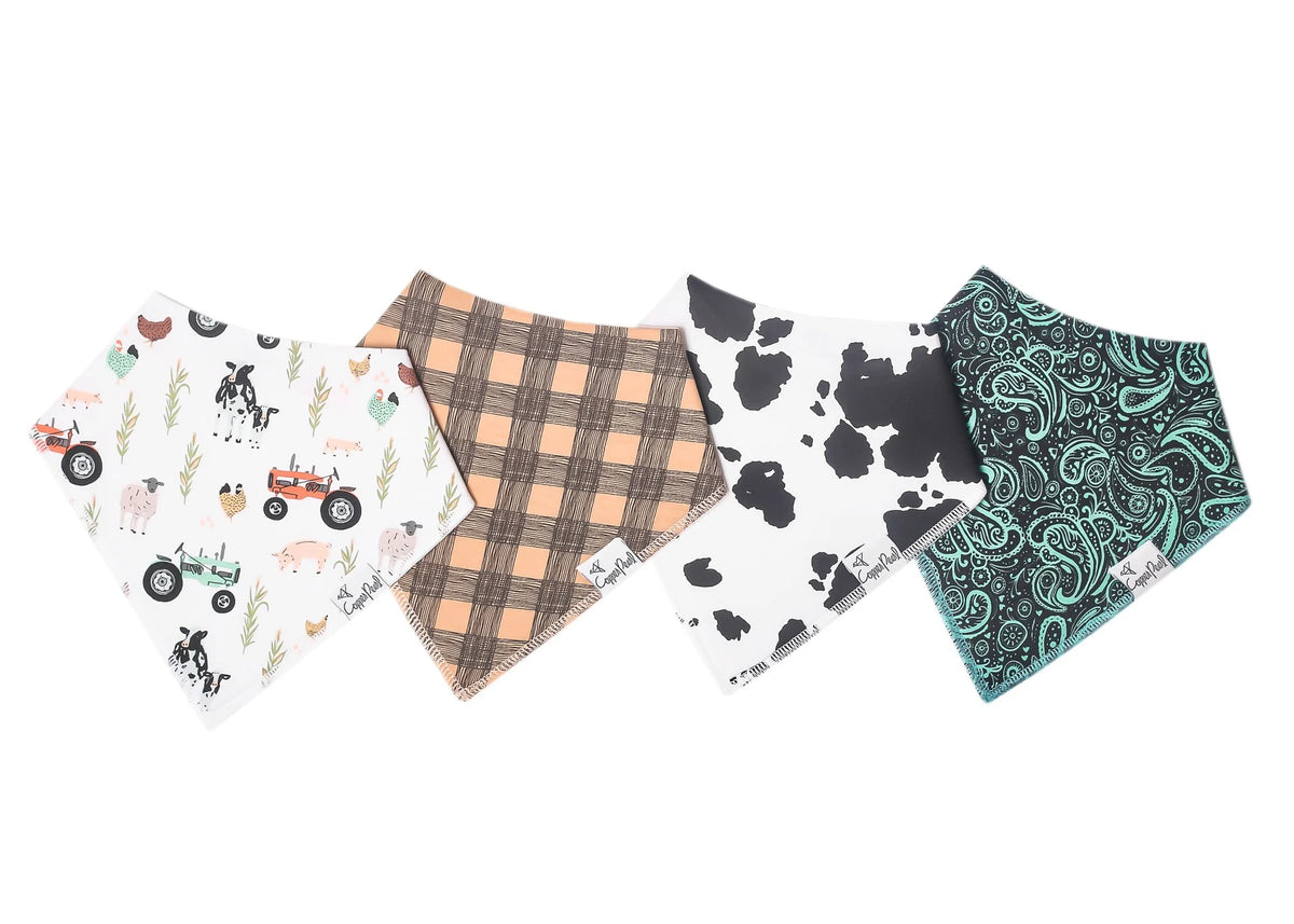 Copper Pearl | Bandana Bib set- Jo