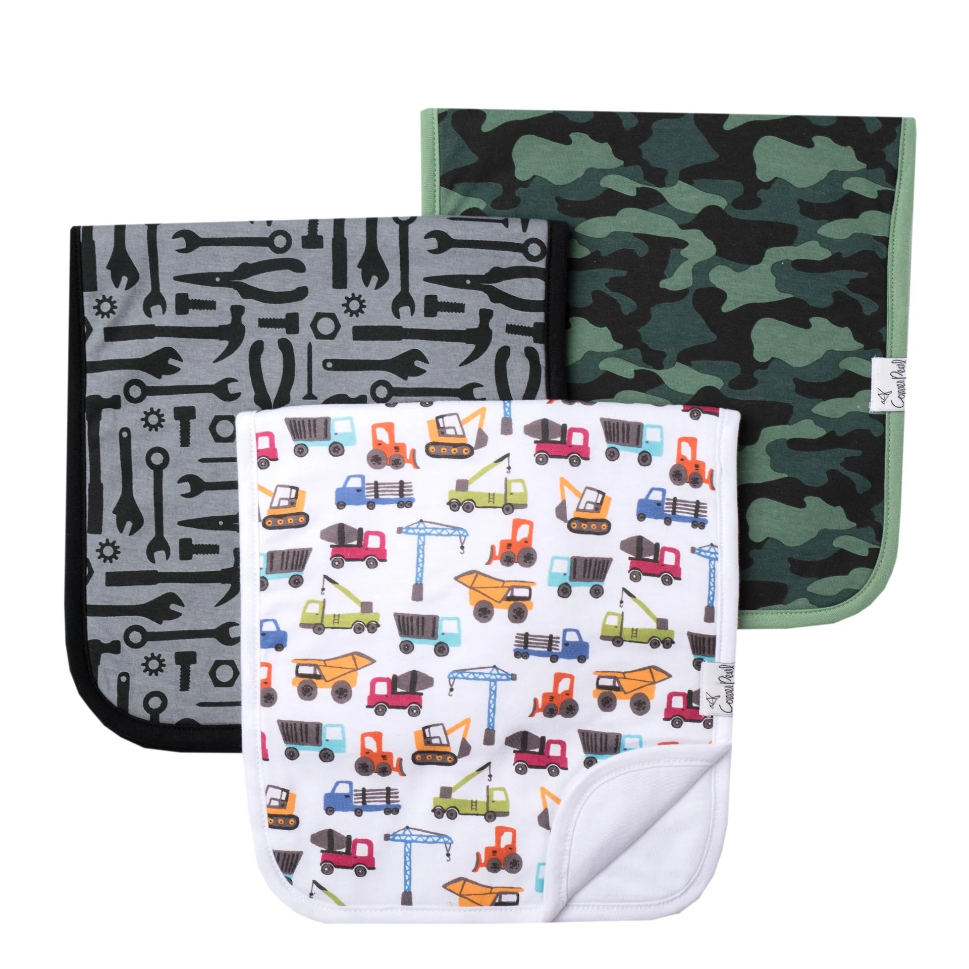 Copper Pearl | Premium Burp Cloths- Diesel