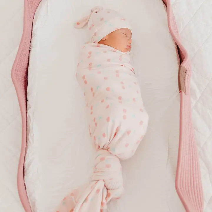 Copper Pearl | Swaddle Blanket in Cheery