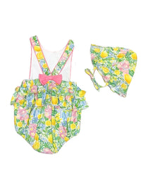 Marco & Lizzy | Baby Girl Sun Bubble and Sun Hat