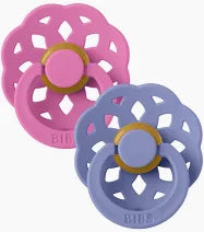 BIBS | Boheme Pacifiers 2 Pack - Bubblegum/Peri