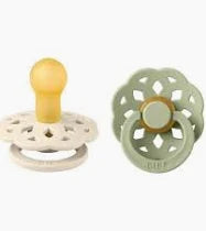 BIBS | Boheme Pacifiers 2 Pack - Ivory/Sage