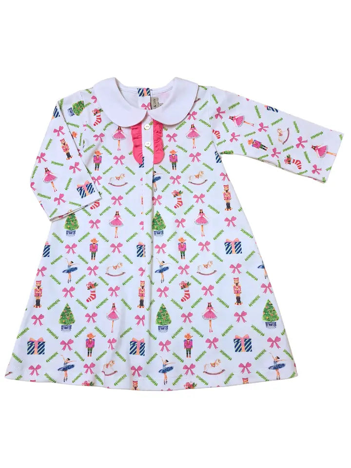 Marco & Lizzy Girl's A-Line Dress Nutcracker Collection