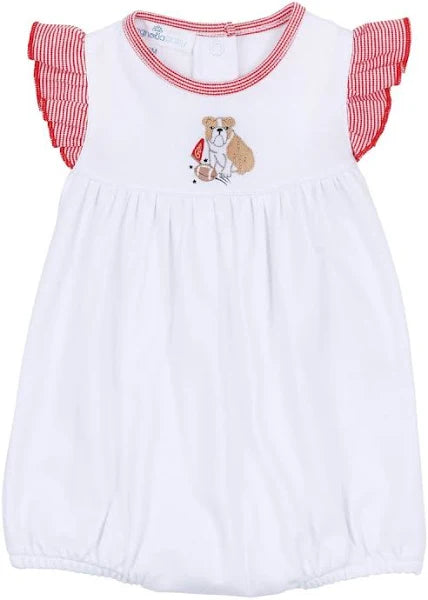 Go Dawgs! Embroidered Flutter Bubble by Magnolia Baby