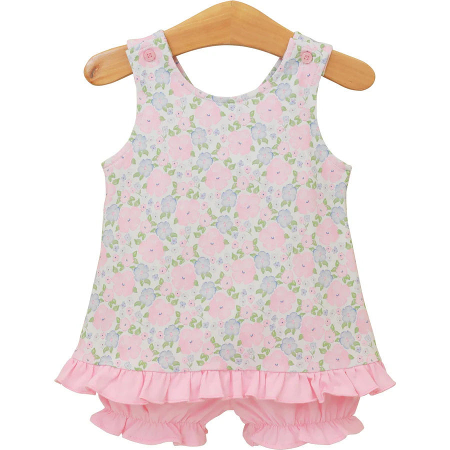 Trotter Street Floral Blossoms Bloomer Set