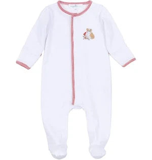 Go Dawgs! Embroidered Footie by Magnolia Baby