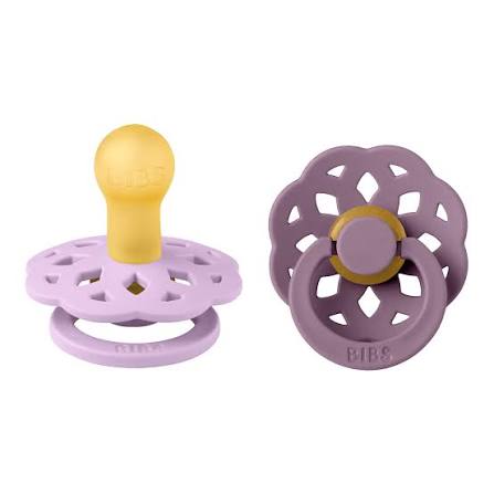 BIBS | Boheme Pacifier Two Pack - Violet Sky/Mauve