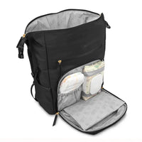 JujuBe Modern Backpack Diaper Bag - Black