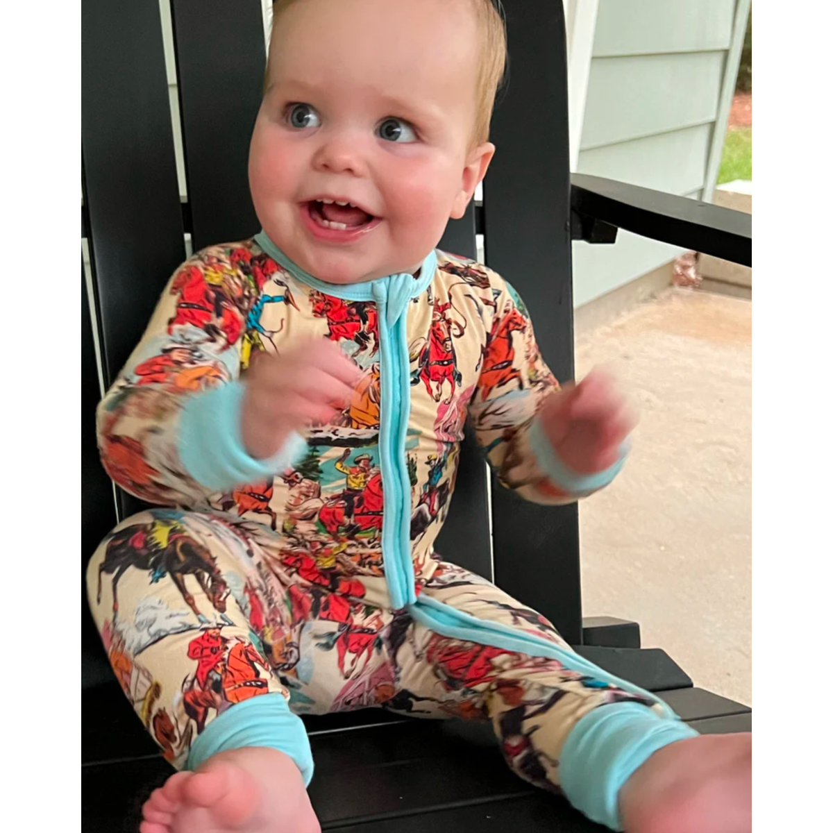 My Hometown Baby Lil’ Buckaroo Romper (18-24)