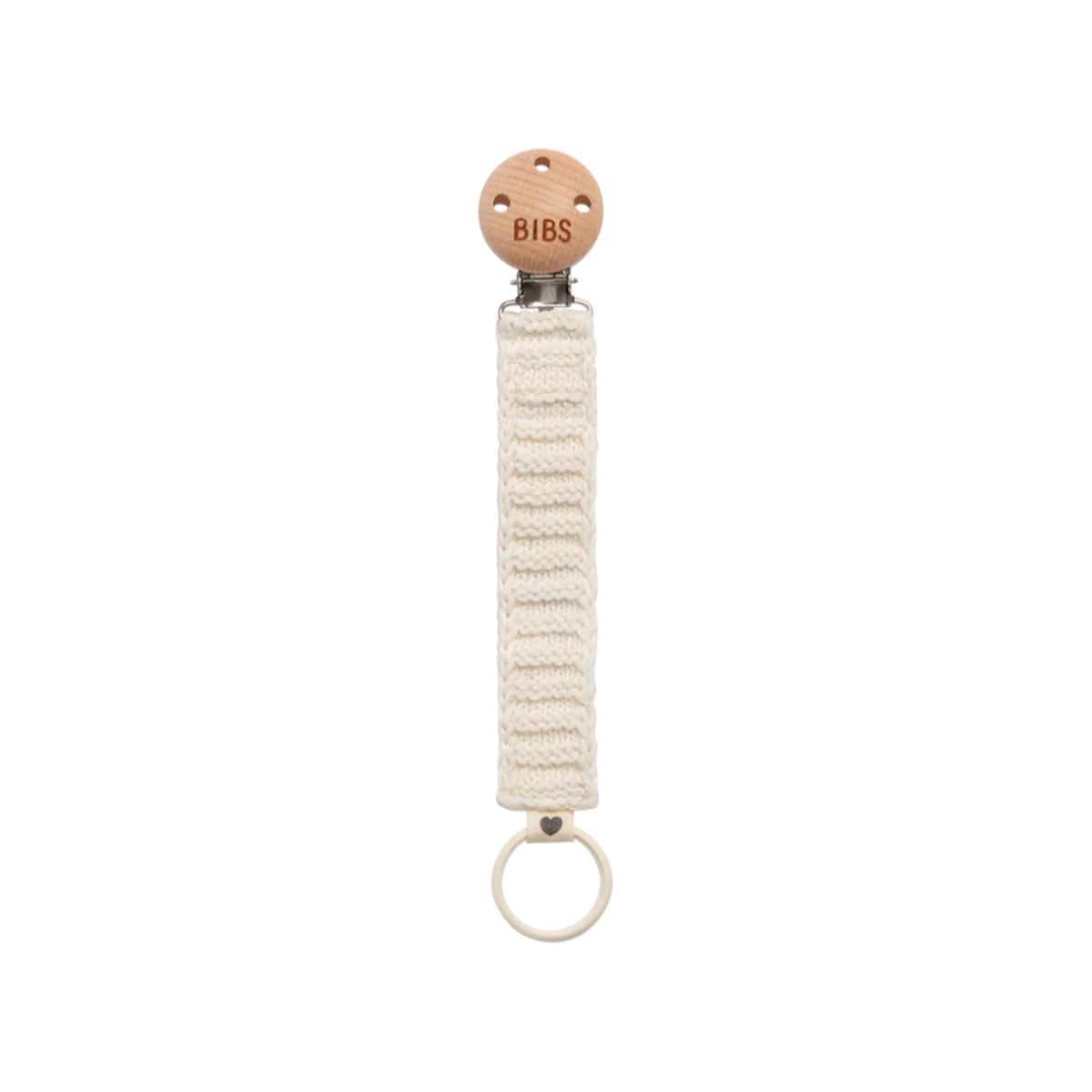 BIBS |  Pacifier Clip (Ivory)