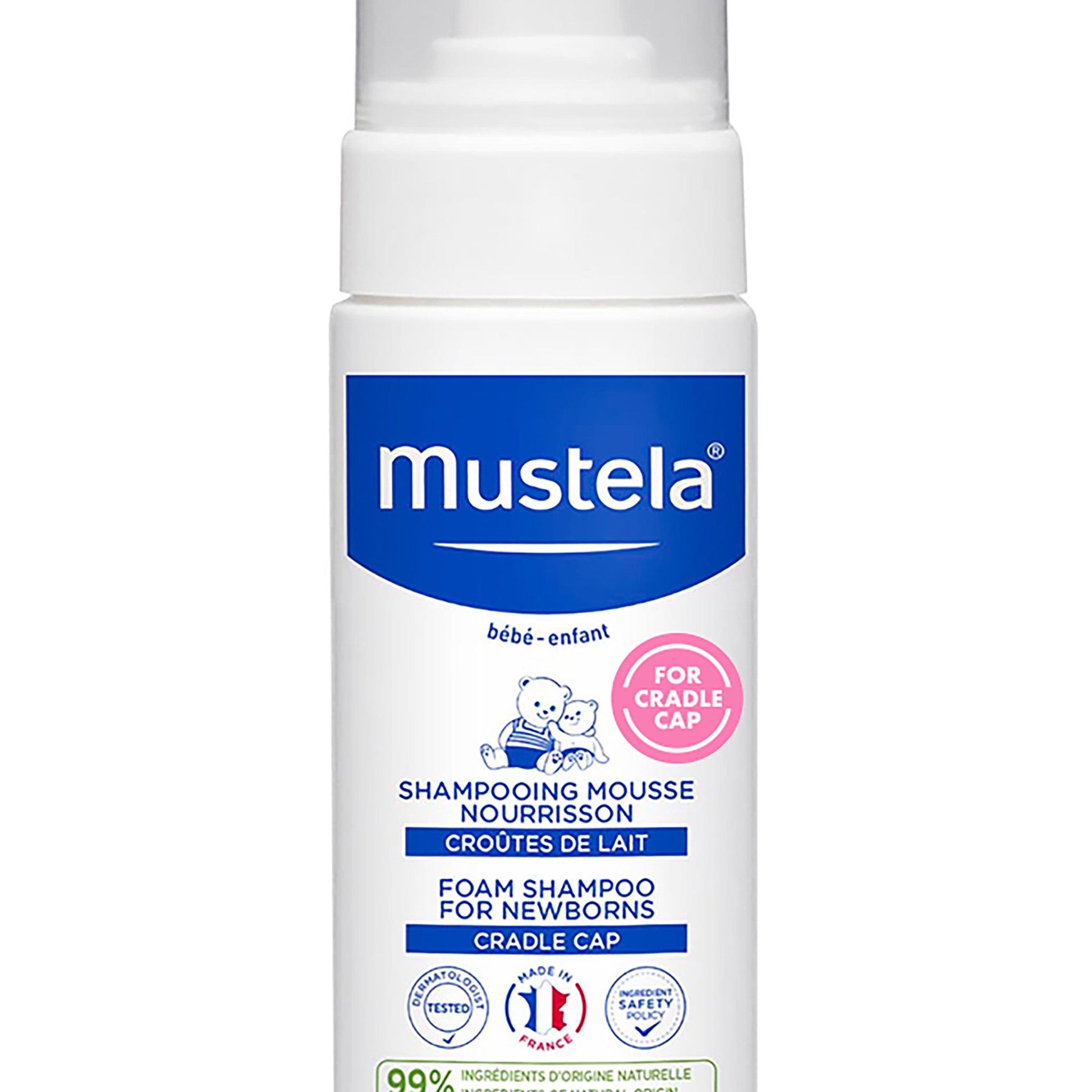 Mustela Newborn Baby Foam Shampoo For Cradle Cap