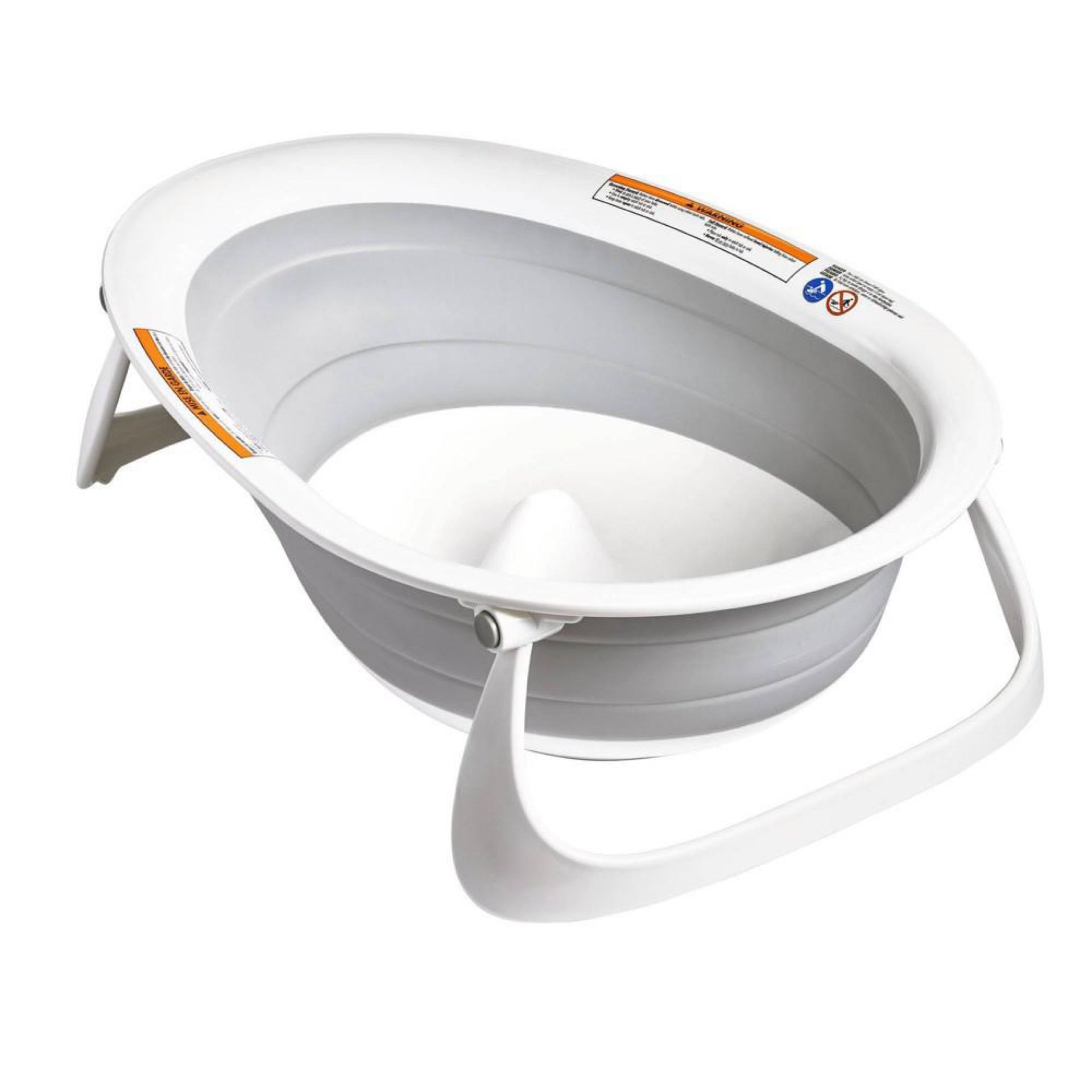 Boon Naked 2-Position Collapsible Baby Bathtub for Infants and Toddlers