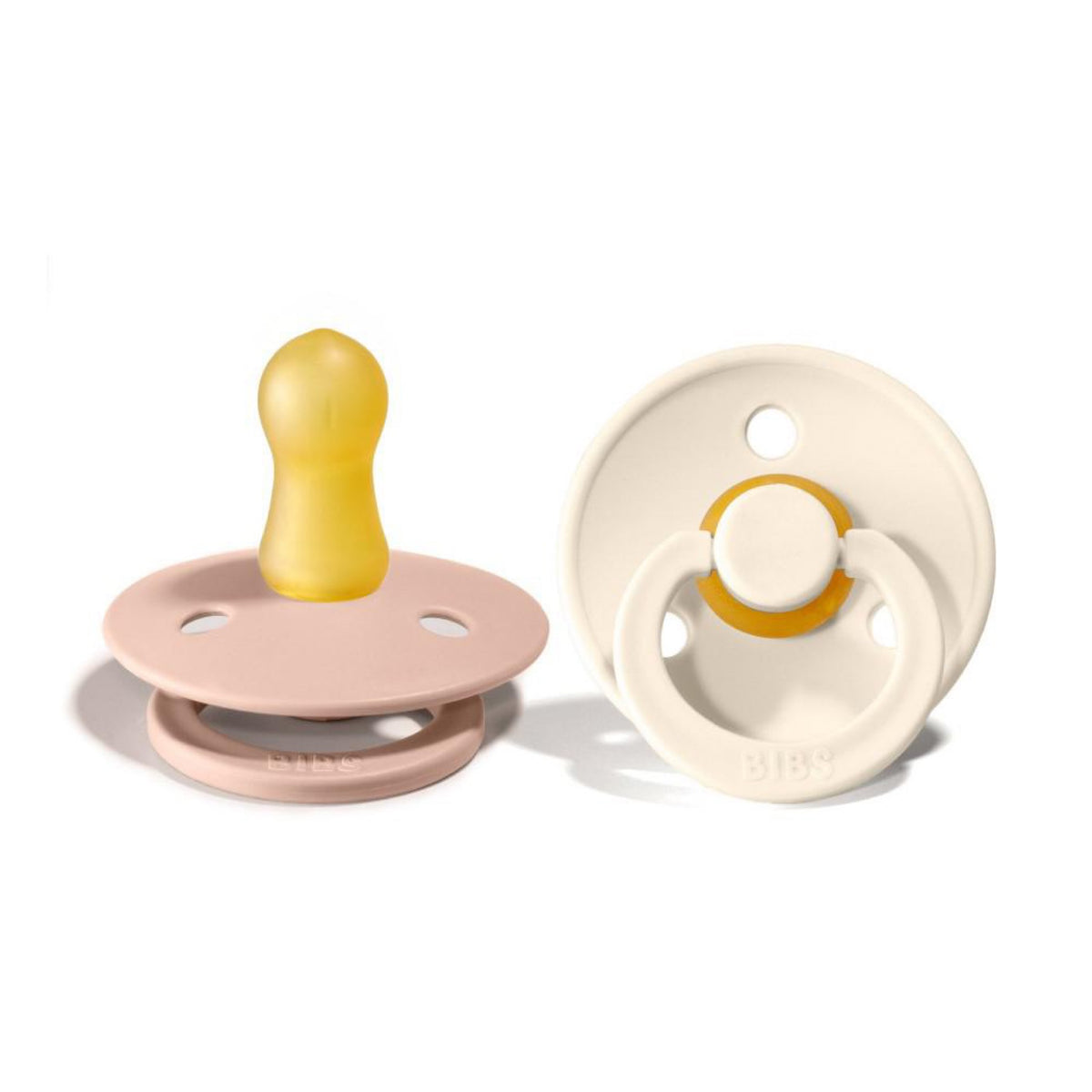 Bibs Colour Latex Pacifier - 0-6m - Size 1 - Ivory/Blush