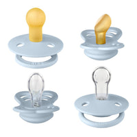 BIBS | Try-it Silicone & Latex Pacifier Collection - Baby Blue