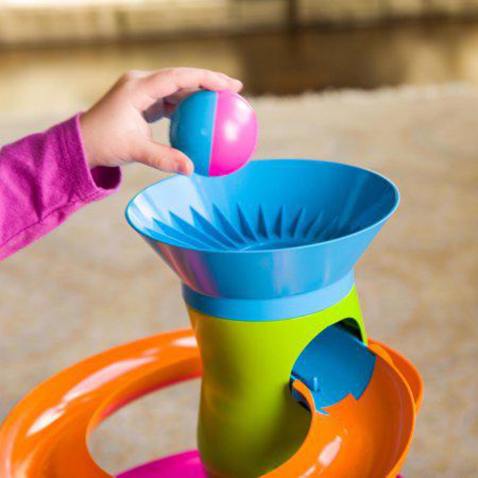 Fat Brain Toys RollAgain Tower Ball Toy