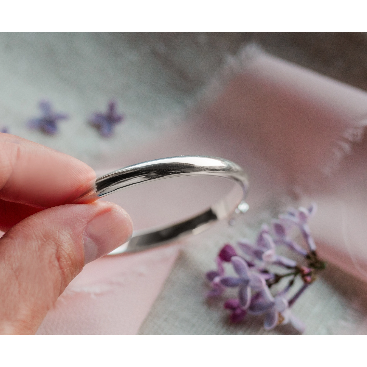 Cherished Moments Sterling Silver Bangle (1-5yrs)