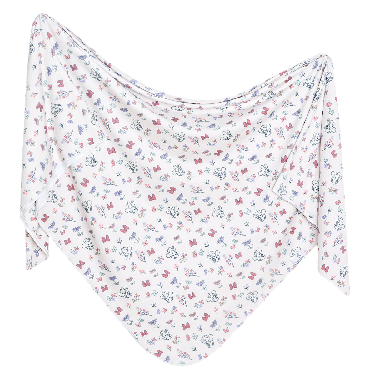 Copper Pearl Swaddle Blanket-Minnie Mouse Bowquet