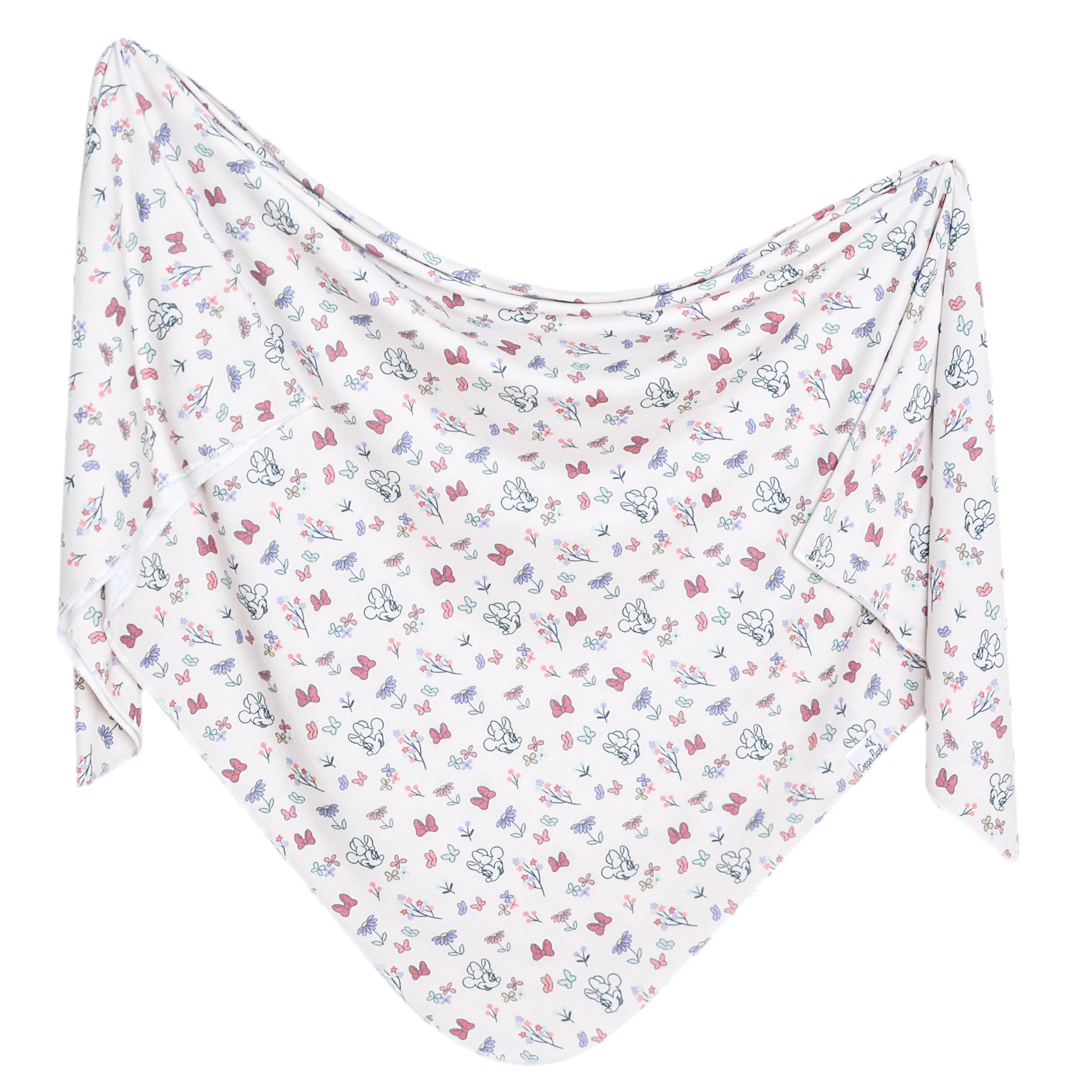 Copper Pearl Swaddle Blanket-Minnie Mouse Bowquet