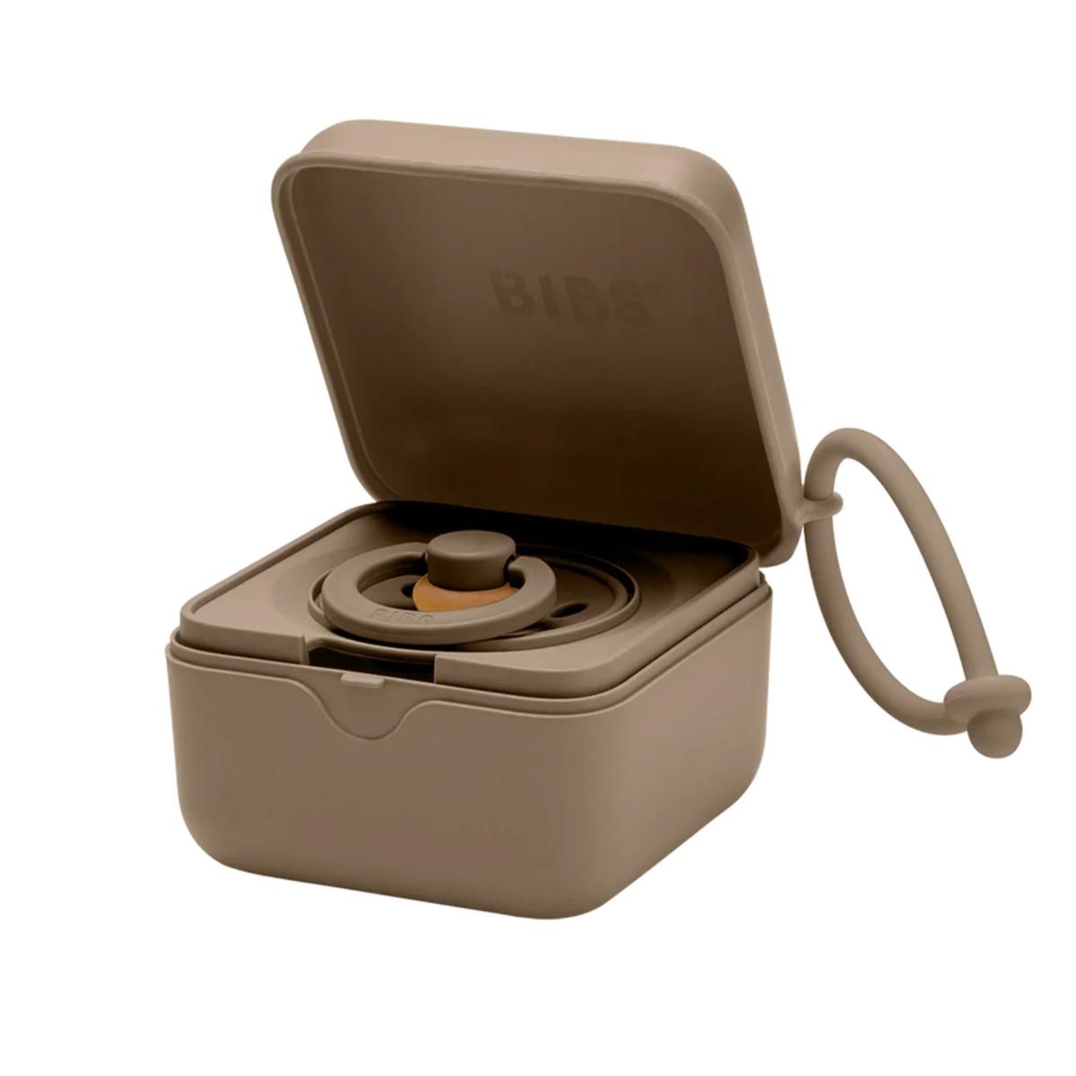 BIBS | Pacifier Box -Dark Oak