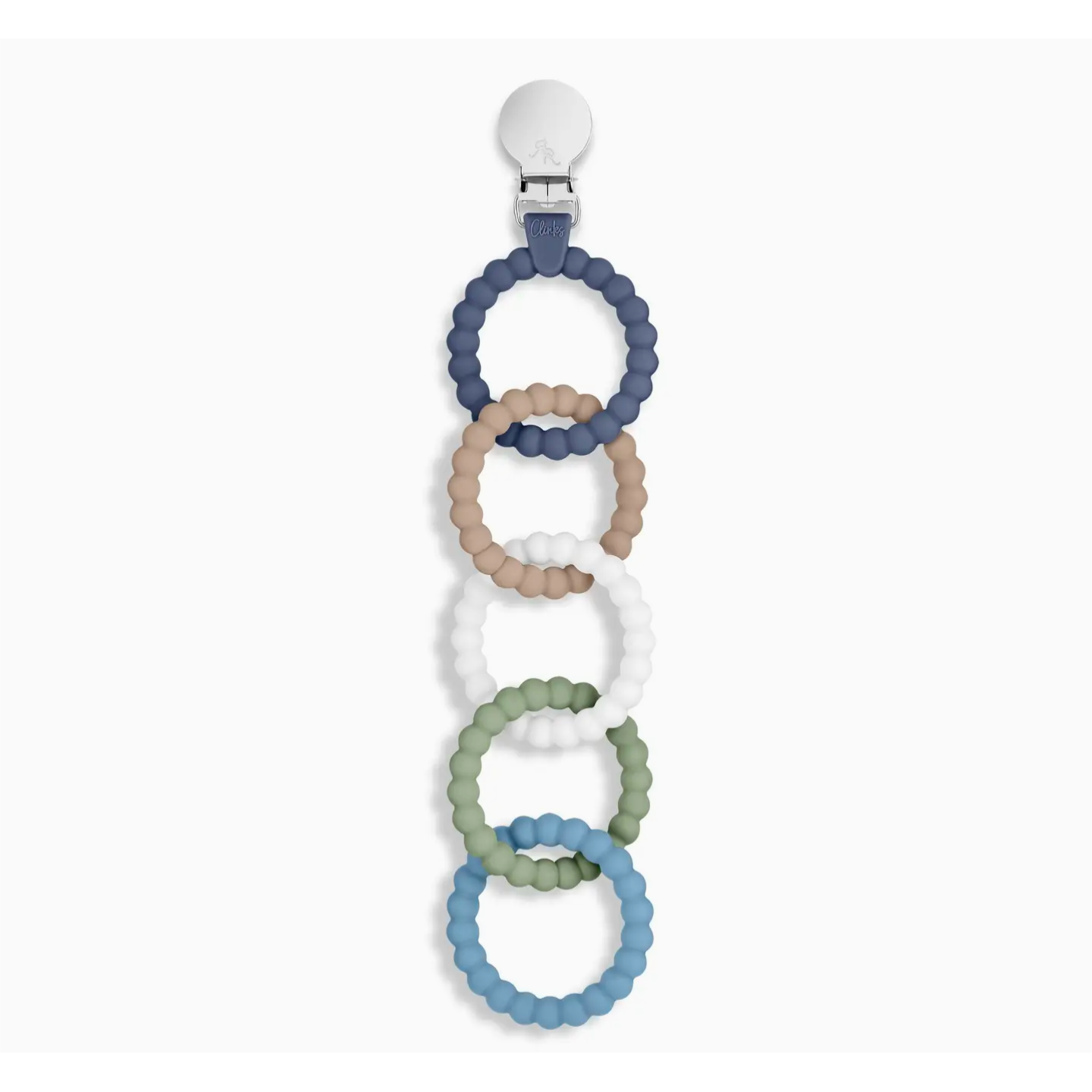 Ryan & Rose Cutie Clinks Attachable Teether Chew Toy for Babies (Wilderness)