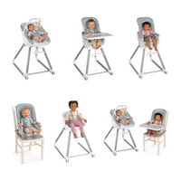 Ingenuity Beanstalk 6-in-1 Baby to Big Kid Highchair in Ray