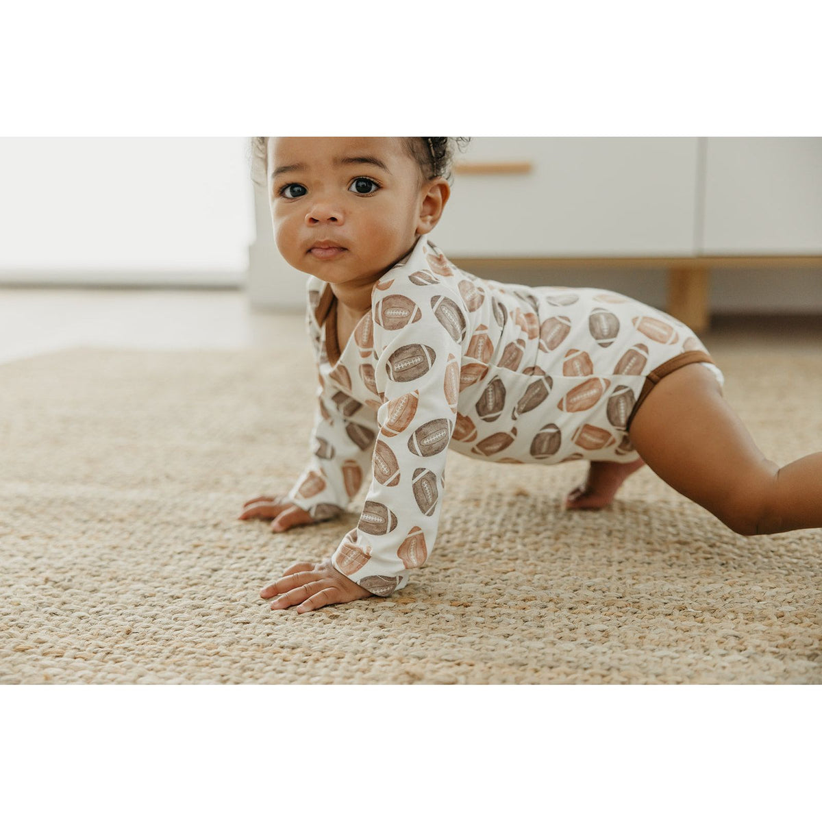 Copper Pearl Long Sleeve Bodysuit Blitz (Newborn)
