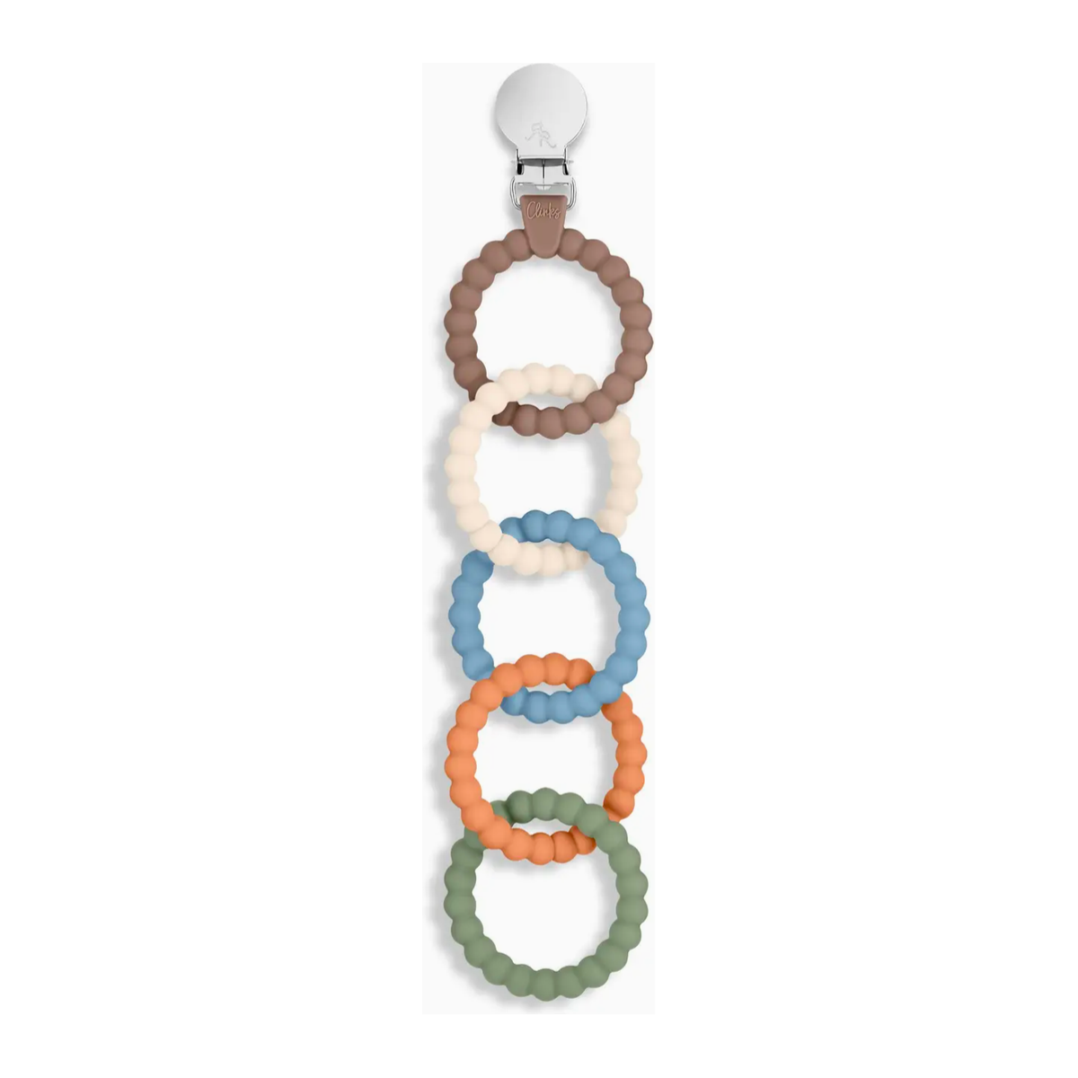 Ryan & Rose Cutie Clinks Attachable Teether Chew Toy for Babies (Handsome)
