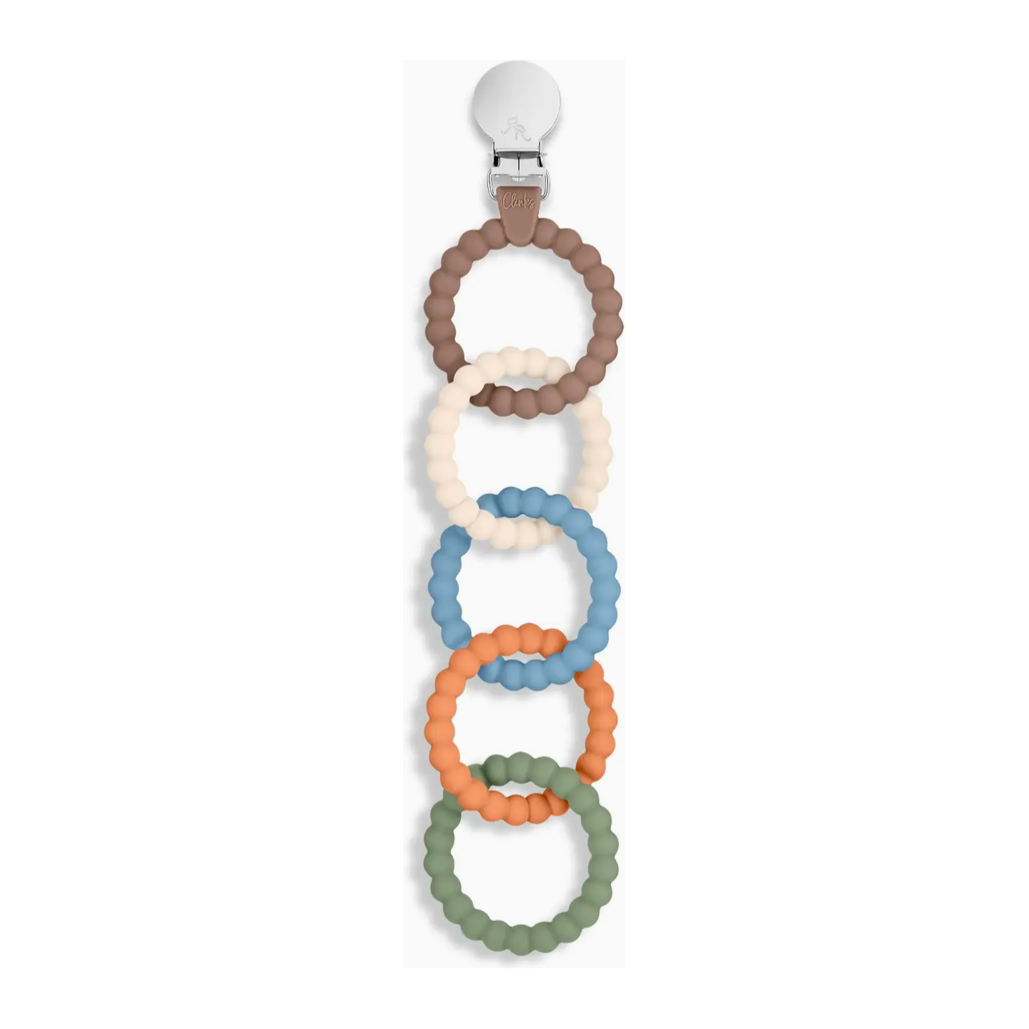 Ryan & Rose Cutie Clinks Attachable Teether Chew Toy for Babies (Handsome)