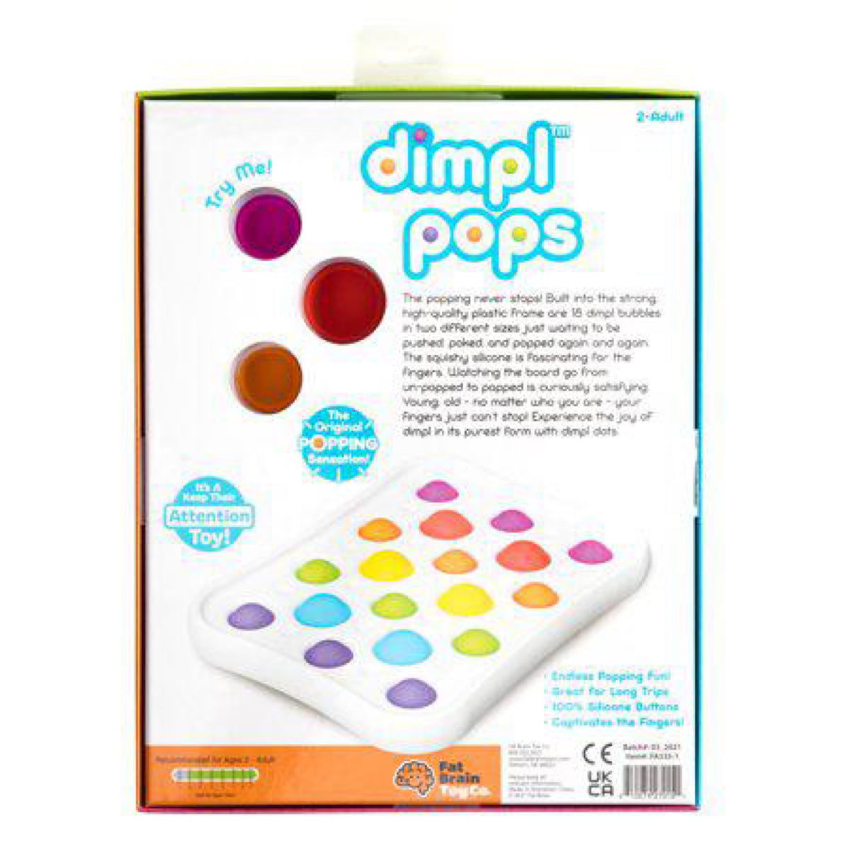 Fat Brain Toys Dimpl Pops Toy