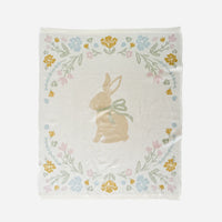 The Blueberry Hill Pastel Floral Bunny Blanket Lovey Gift Set