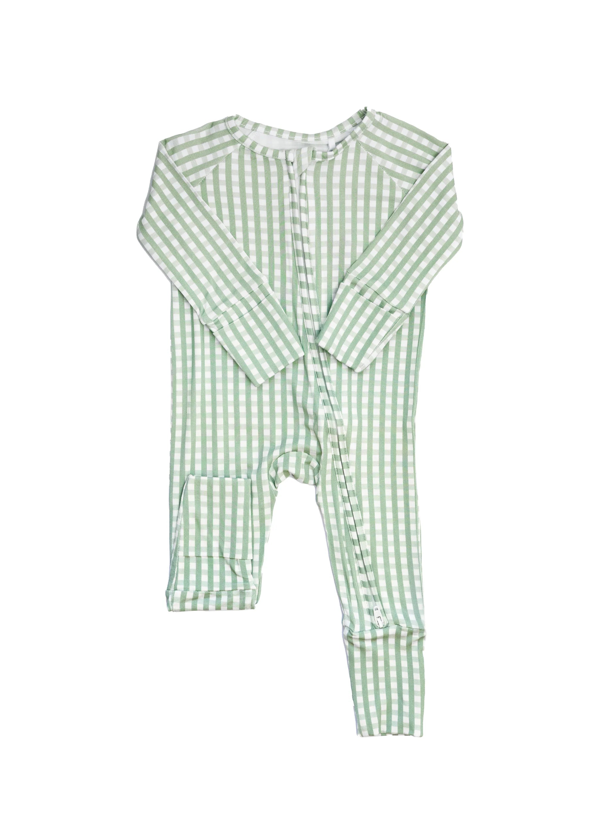 The Uptown Baby Sleeper in Gingham