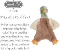 Mud Pie Duck Plush Woobie